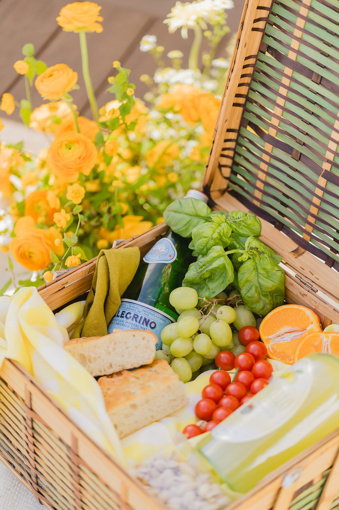 yellow wedding with orange